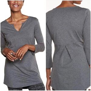 NWT Toad & Co Tamaya Dos Tunic Charcoal Heather Gray Women's size XL